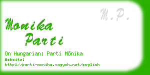 monika parti business card
